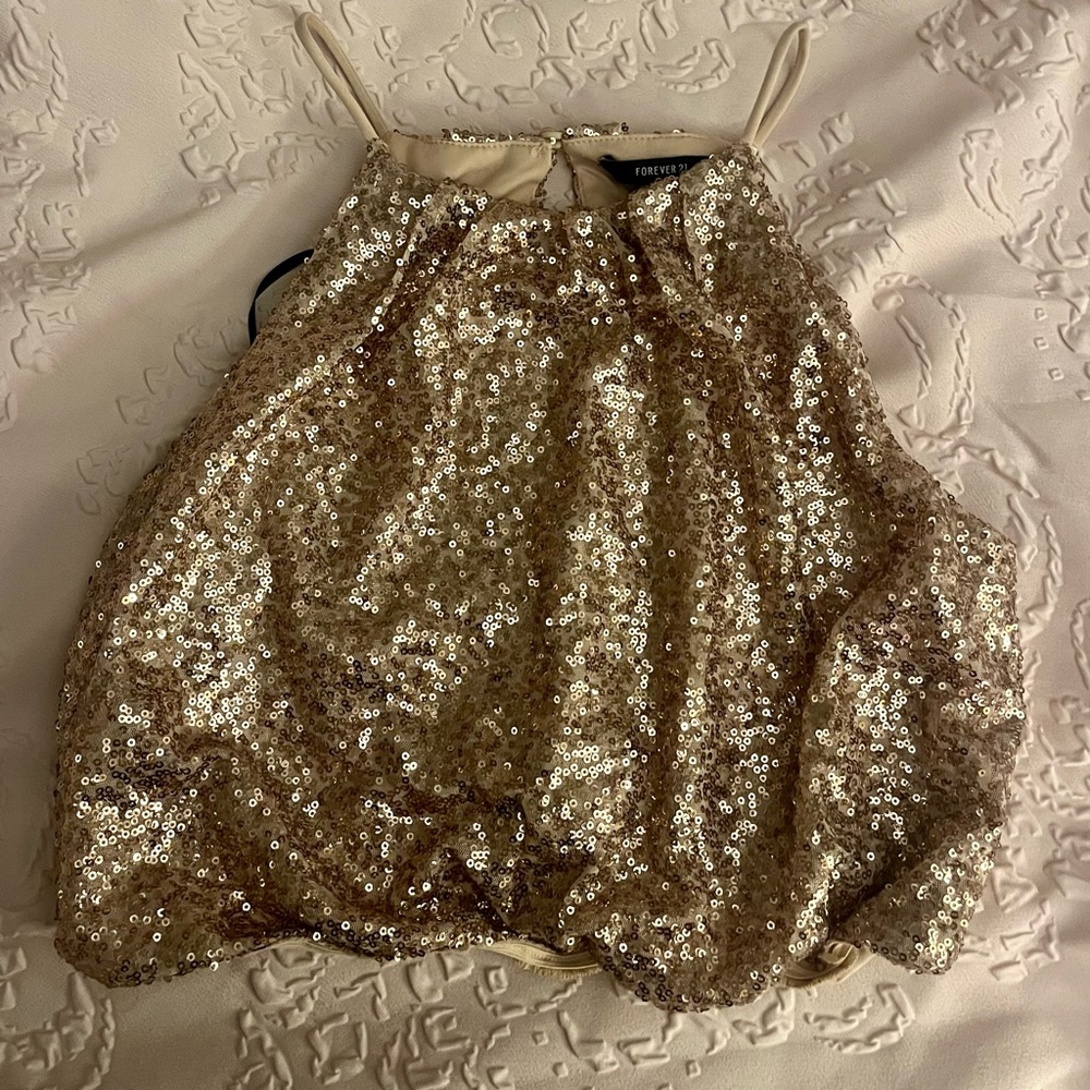 Sequined Tank Top